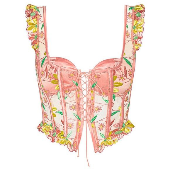 FOR LOVE & LEMONS Daisy Jane Embroidery Bustier - Picture 7 of 7